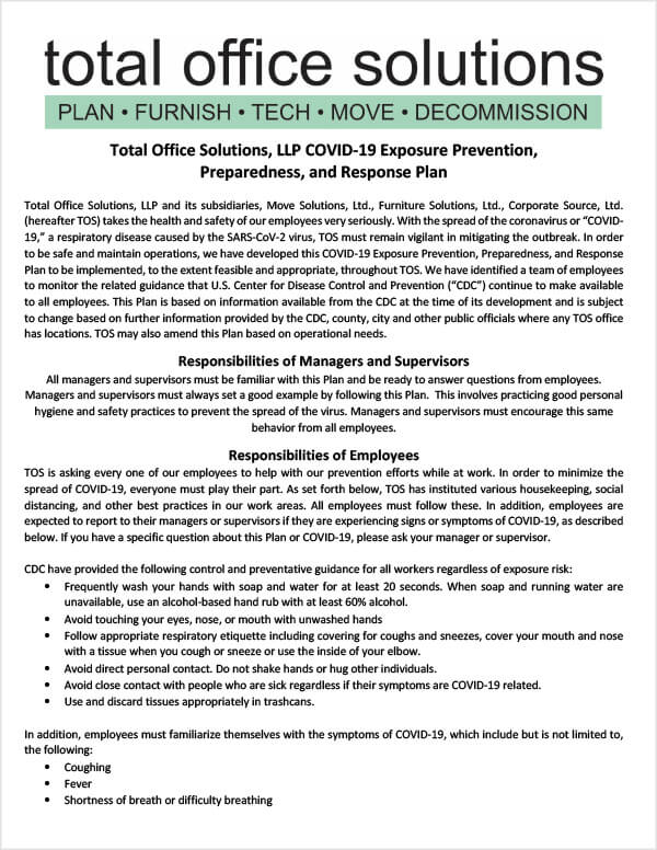 COVID-19 response review