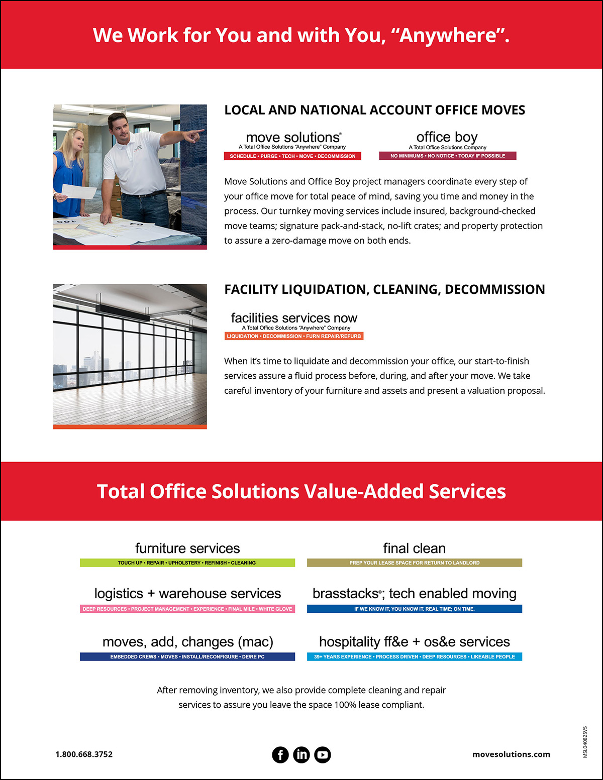 Move Solutions Service Footprint Brochure Move Solutions Anywhere Single Pages MSL040825V59