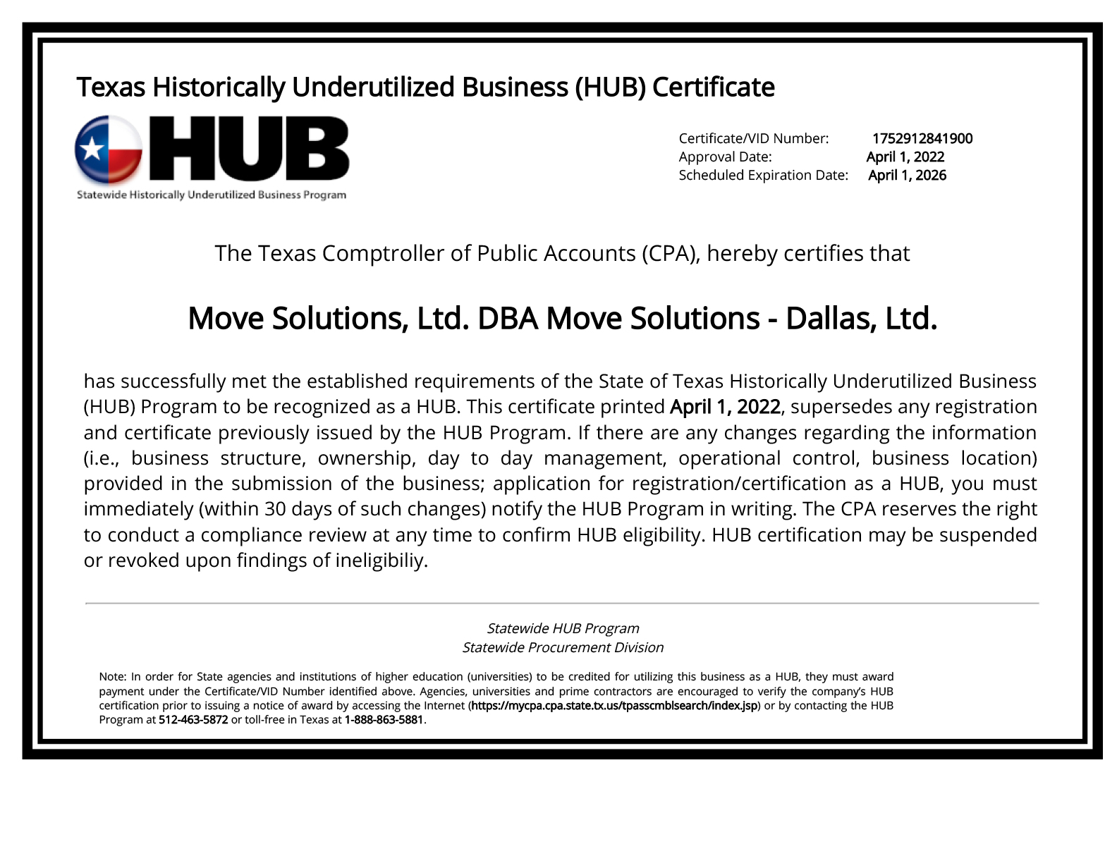 Move Solutions HUB